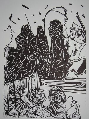 arabisches tandem mit kleiner explosion arabisches tandem mit kleiner explosion